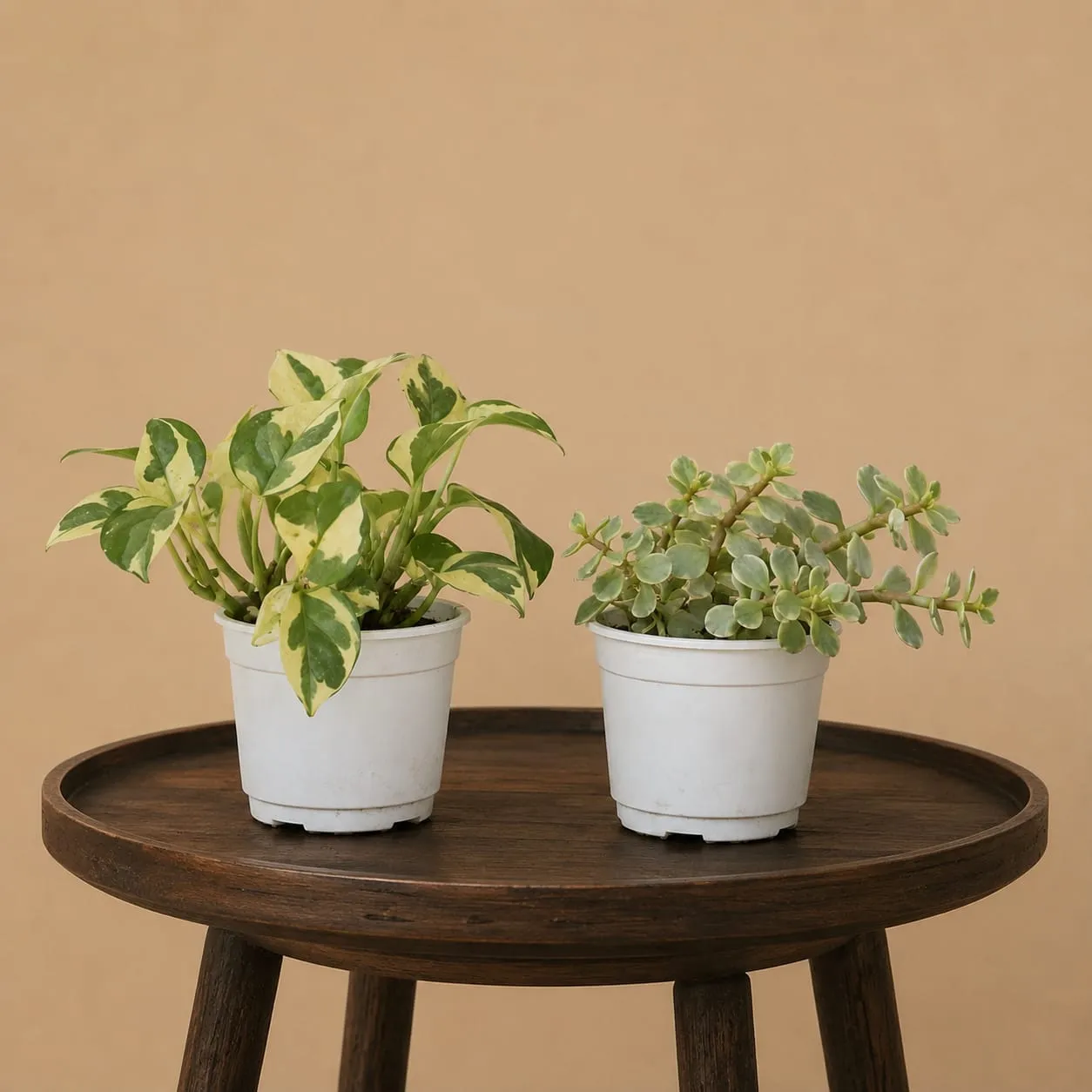 Elegant Home Decor Plant Pair
